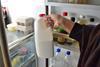milk fridge