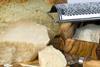 Italian hard cheese Grana Padano