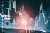 Financial chart stock market algo trading
