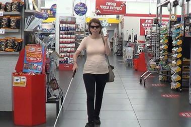 Blind shopper