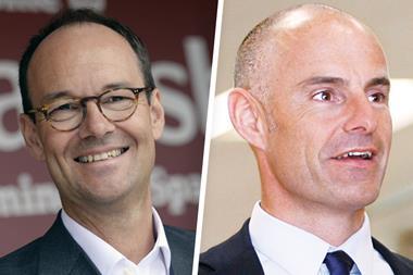 Mike Coupe and Roger Burnley Sainsbury's-Asda merger