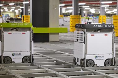Ocado Andover CFC grid