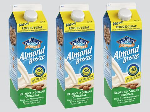 almond breeze reduced sugar