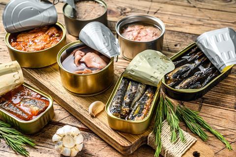 Canned and tinned fish sales are in decline
