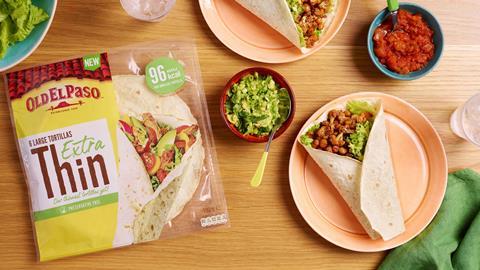 Old El Paso Vegan Cauliflower Chickpea Tortilla Extra Thin Wrap